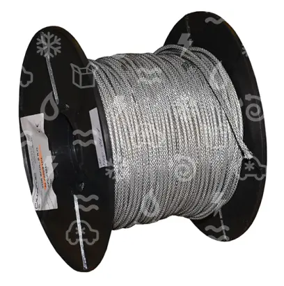 kabel topný metráž, 30 W/m, 230 V, 50 Hz, d = 4,2 mm silikonový, ocelový oplet